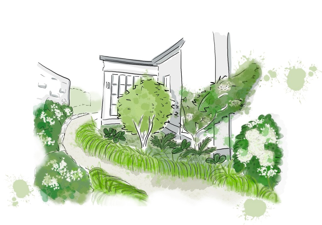 Image of a garden design in Fife